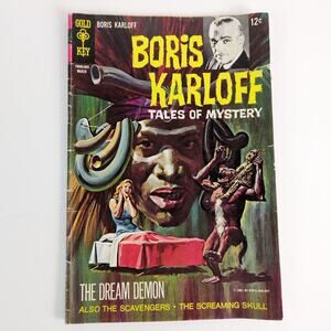 Gold Key BORIS KARLOFF TALES of MYSTERY March 1968 #21, Silver Age Comic Book VG